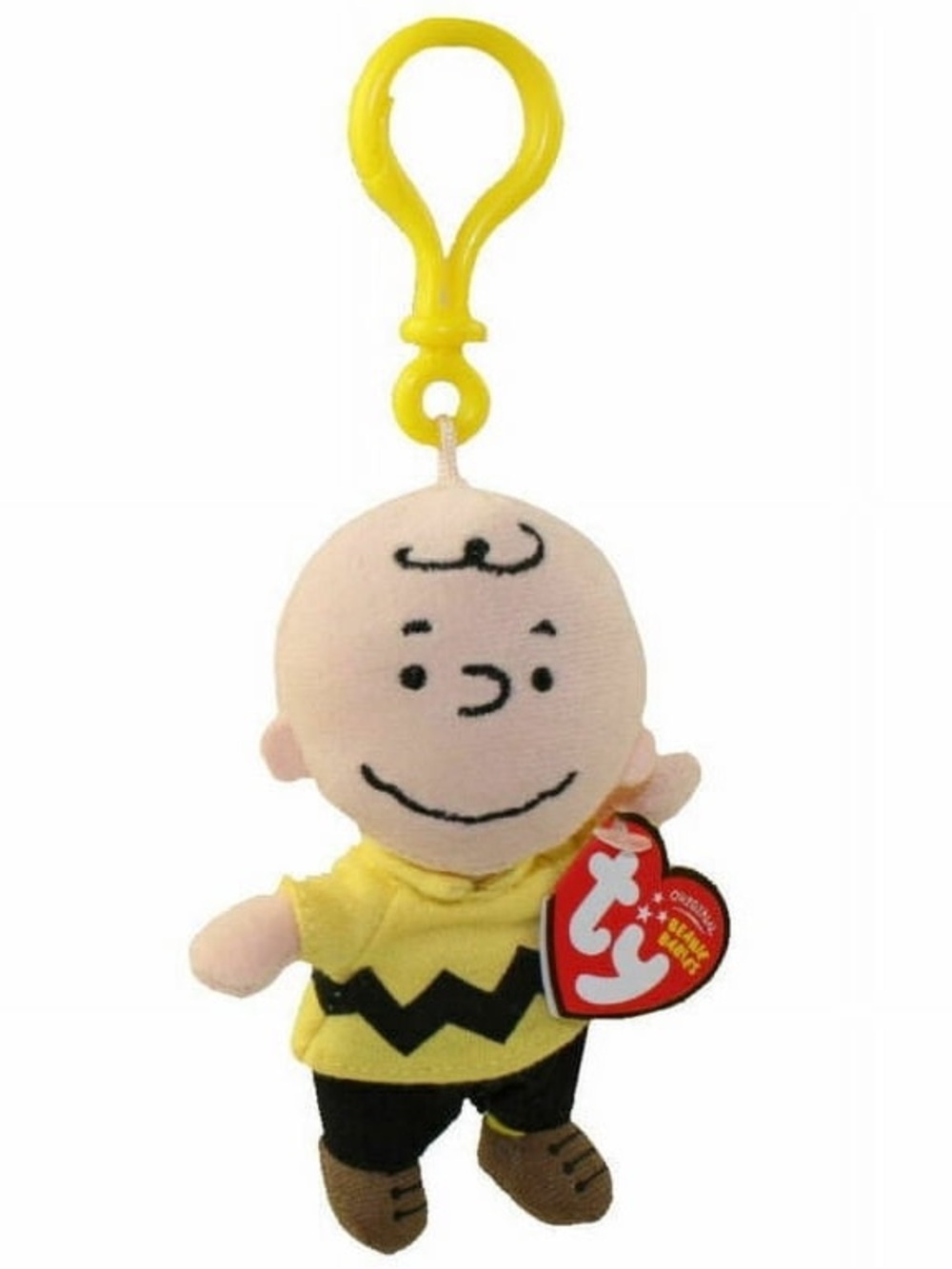 TY Beanie Baby – Charlie Brown Peanuts Gang (Key clip) Plush